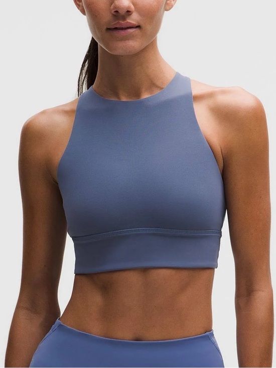 lululemon athletica Other - Lululemon High Neck Blue Sports Bra